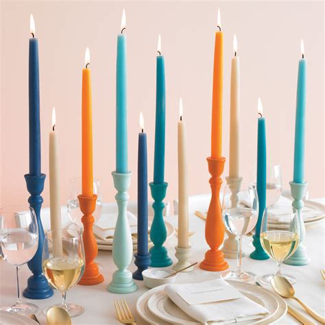 Colorful Candle Holders How-To | Martha Stewart Weddings