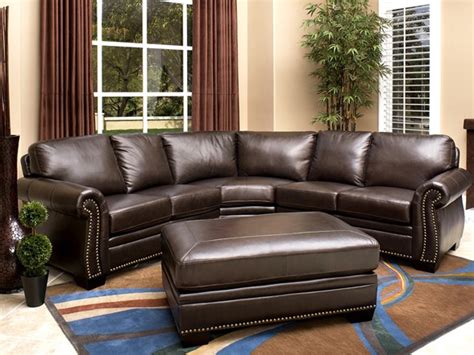 Santa Monica Leather Sectional & Ottoman