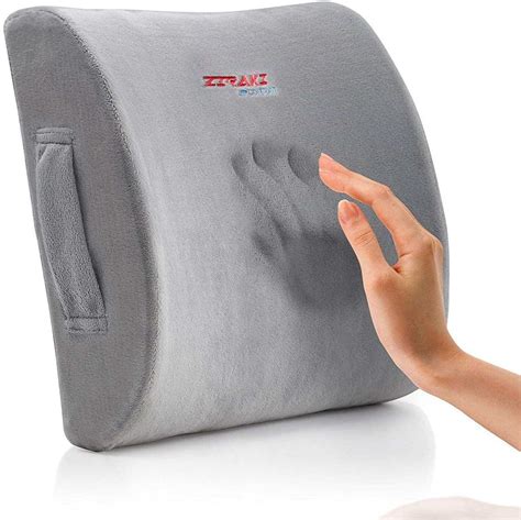 ZIRAKI Memory Foam Lumbar Cushion Review - Pain Free Working