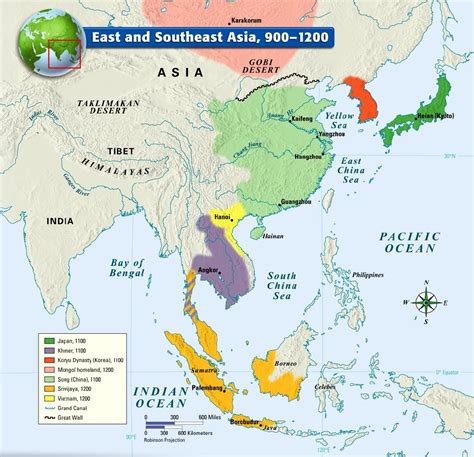 East and Southeast Asia, 900-1200 | Medieval history, Asia map, Ap ...