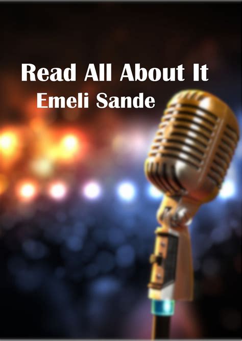 Emeli Sande - Read All About It (for Piano Solo) Sheets