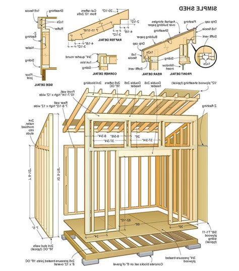 How To Build A Shed Without Foundation ~ shed plans 10x20