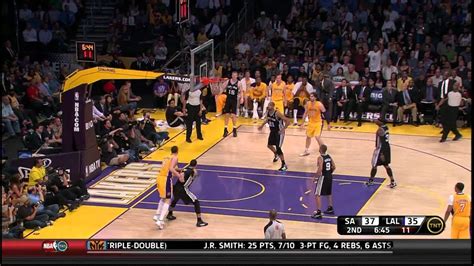 Lakers vs Spurs Highlights (17.04.2012) - YouTube