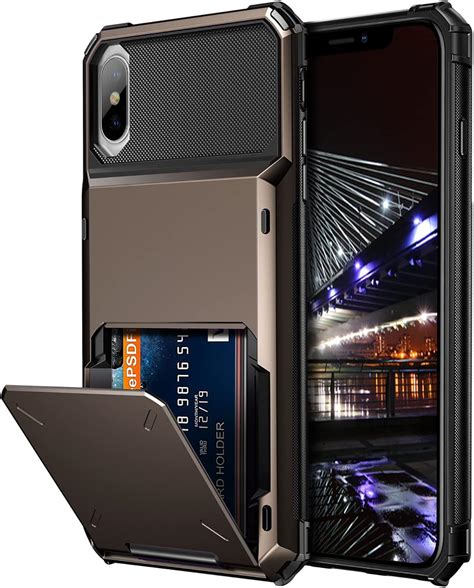 Amazon.com: Vofolen Case for iPhone XS Max Case Wallet ID Slot Credit ...