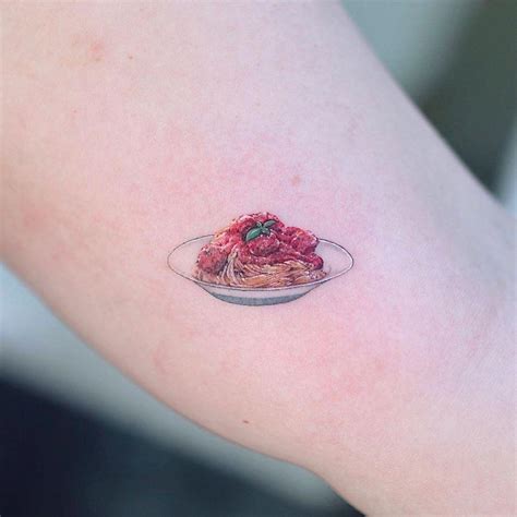 ≡ The Cutest Tiny Food Tattoos 》 Her Beauty