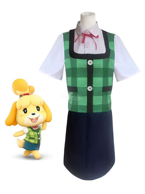 Animal Crossing Isabelle Cosplay Costume Outfit | Cosplay costumes, Costume outfits, Costumes