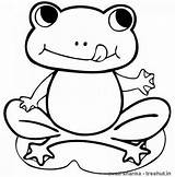 Printable Frog Coloring Pages sketch template