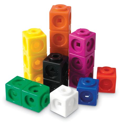 Cubes MathLink - 100 pièces - HOPTOYS | Math manipulatives, Cube, Learning resources