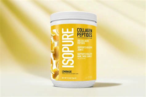 Isopure Collagen moves to 20g of collagen a serving without UC-II