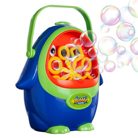 Vtopmart Automatic Bubble Machine with Bubble Solution for Kids Toddlers, Pengui - Bubble Toys