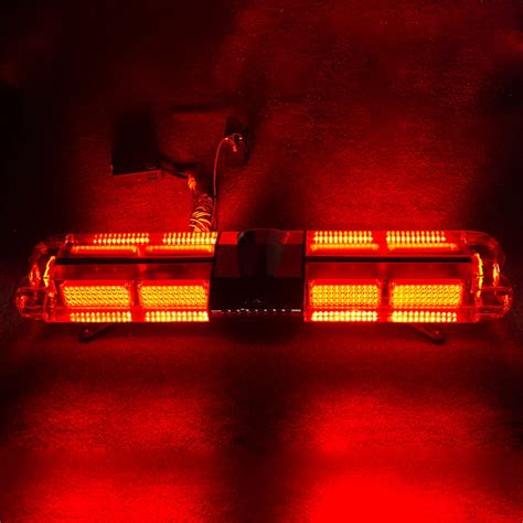 Red Led Roof Light Bar Emergency Light Fire Truck Warning Light With Siren Speaker - Buy Fire ...