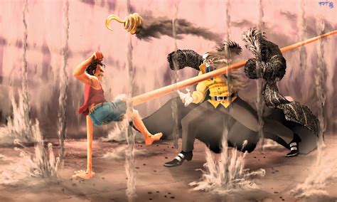 Luffy vs Crocodile Made by me🔥 : r/OnePiece