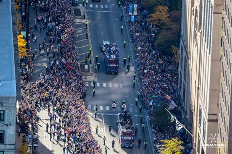 Chicago Cubs Parade 2016 - Aerial Vision Chicago Productions