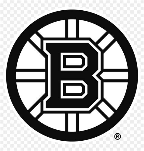 Boston Bruins Logo Black And White - Boston Bruins Nhl Logo, HD Png ...