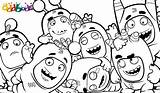 Oddbods coloring pages  Free For Kids sketch template