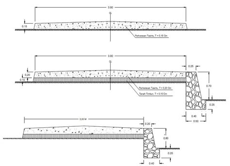 Road Concrete Pavement Cross Section Detail Autocad File Dwg | sexiezpix Web Porn