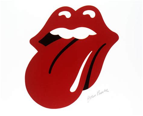 The Rolling Stones tongue and lips logo · V&A