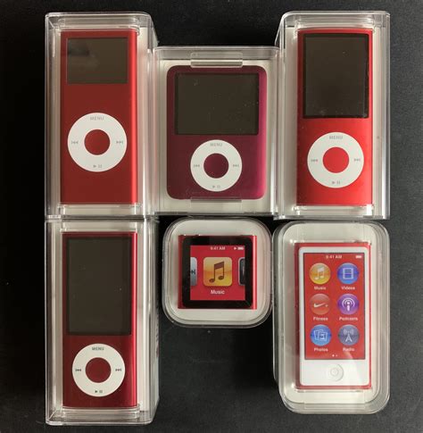 Complete (PRODUCT) RED iPod Nano Collection : r/ipod