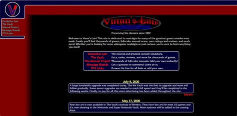 Vimm's Lair (2022) - Preserving the Classics ROMs and Emulators - SafeROMs