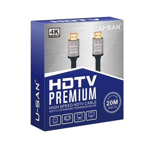 USAN 20M HDMI 4K 2.0V PREMIUM HIGH SPEED HDTV CABLE 30HZ – Apex Digital