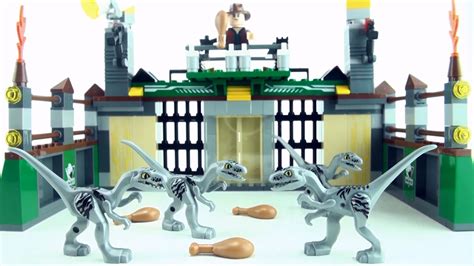 NEW MOC Dinosaur Institute 1460pcs Jurassic World Dino DIY Building ...