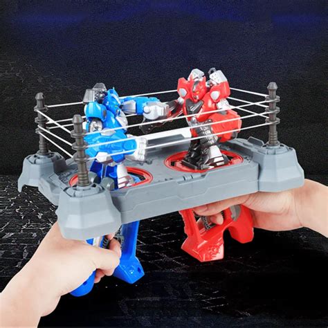 Double Player RC Battle Boxing Arena Robot Finger Remote control Battle Combat Robot Fighting ...