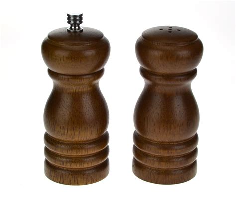 NEW WOODEN SALT AND PEPPER SHAKER SET Wood Grinder Grind Shakers 10CM OR 15CM | eBay