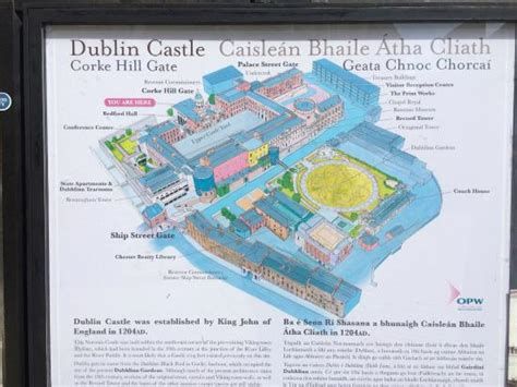 Dublin Castle Map