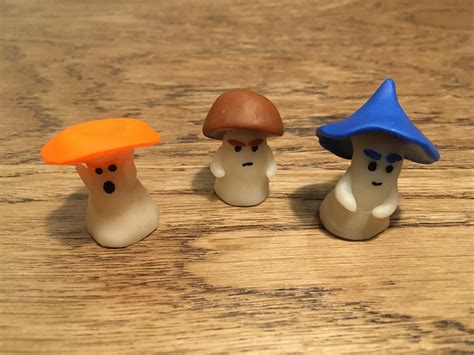 [OC] Mushroom People miniatures made from poly-clay : r/DnD