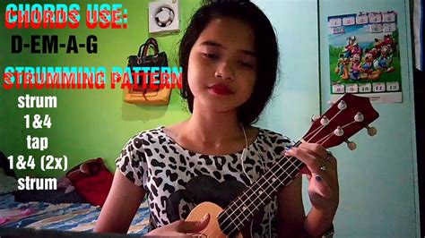 Kisapmata- RIVERMAYA ukulele cover easy chords and lyrics - YouTube