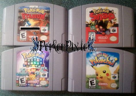 Nintendo 64 Pokemon Games by PerlerPixie on DeviantArt