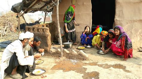 Indian Gujjar village Khan Family Village life of Punjab/India Rural ...