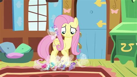 Image - Fluttershy smiling at Breezies S4E16.png | My Little Pony Friendship is Magic Wiki ...