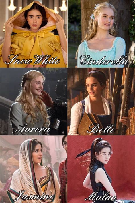 Live Action Disney Princesses | Principesse disney, Ragazze disney ...