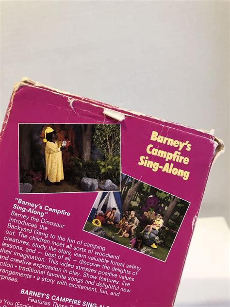 Barney’s Campfire Sing-Along VHS Video | Grelly USA