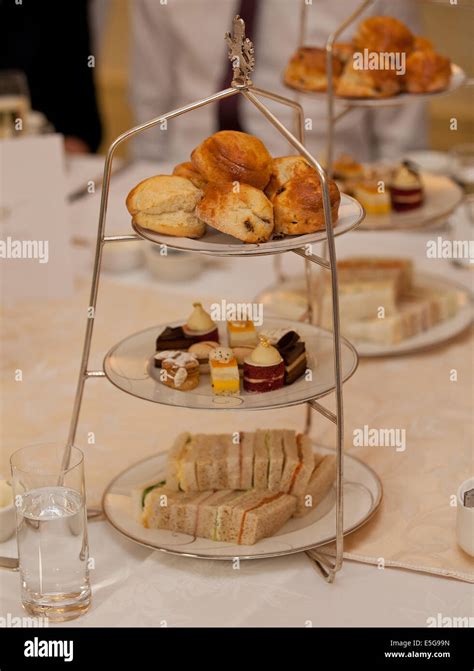 Afternoon tea at the Windsor Hotel, Melbourne Stock Photo - Alamy