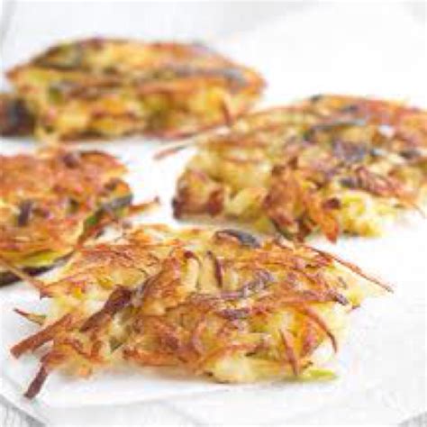 Crispy Potato-leek Rosti