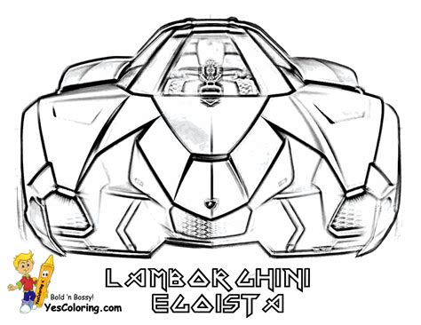 Coloring Pages Lamborghini Cars - Coloring Home