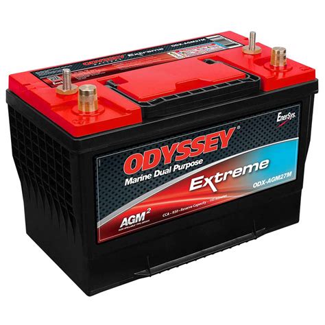 ODYSSEY Group 27 Dual-Purpose AGM Battery, 92 Amp Hours | West Marine