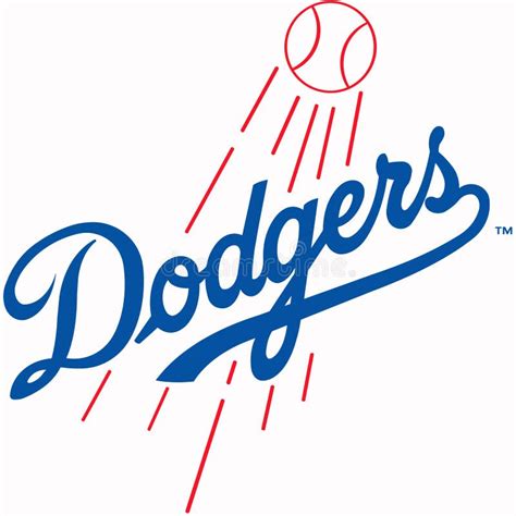 Los Angeles Dodgers Logo editorial photo. Illustration of brands ...