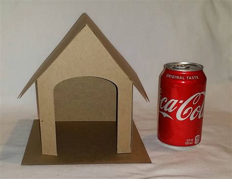 Cardboard DIY 7 1/2 Tall Dog House | Etsy