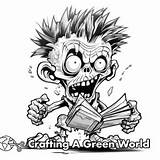 Zombie Coloring Pages  Free & Printable sketch template