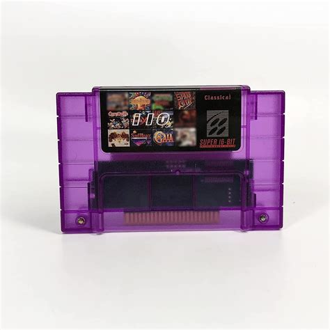 Voltrax Retro Super Games 110 in 1 Multi Game Cartridge for SNES - 16Bit Classic Game Consoles ...