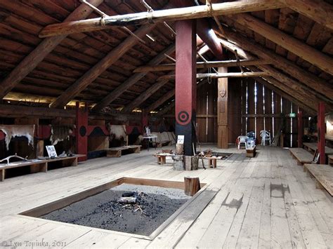 chinook plank house interior - Google Search Chinook Indians, Ridgefield, Native American Tribes ...