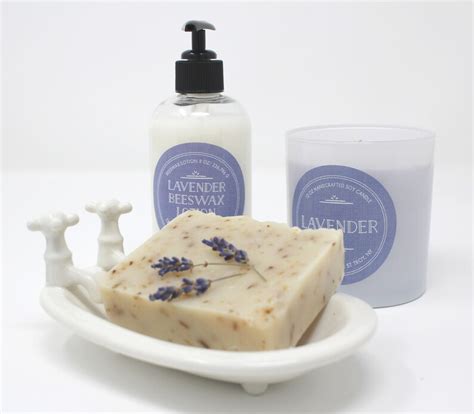 Lavender Gift Set Natural Lavender Soap 100% Lavender Soy - Etsy