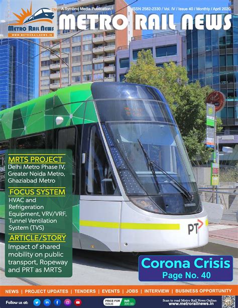 Metro Rail News April 2020: Corona Crisis by Metro Rail News - Issuu