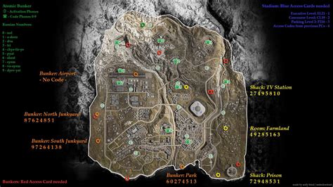 Cheatsheet for Verdansk Bunkers and other POIs : r/CODWarzone