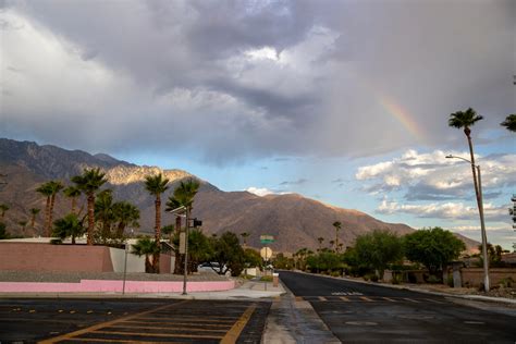 Palm Springs area gets first rain in months Saturday. More is on the way