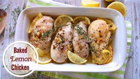 Zesty Baked Lemon Chicken - YouTube