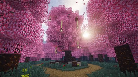 Custom Cherry tree : r/Minecraft